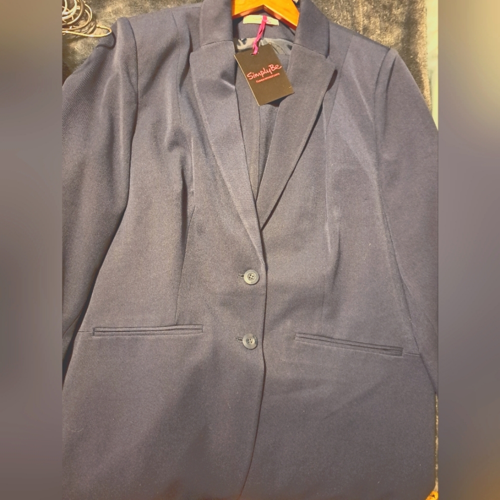 Simply Be Ladies Navy Suit